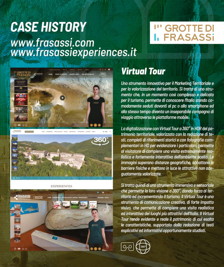 Il Caso Grotte di Frasassi Case History Virtual Tour