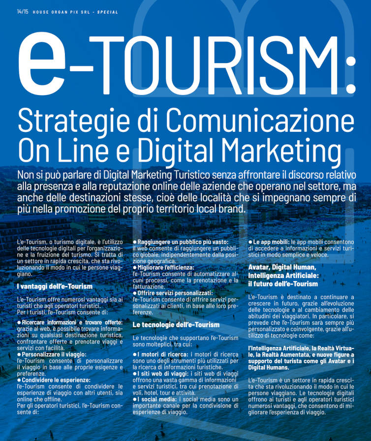 E-tourism Strategie di Comunicazione On Line e Digital Marketing